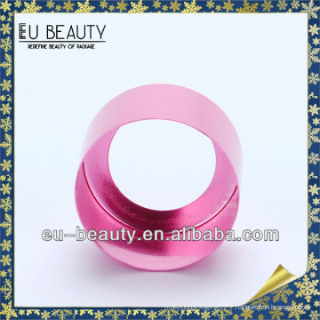 Collier de parfum en aluminium de couleur rose brillant de 18 mm